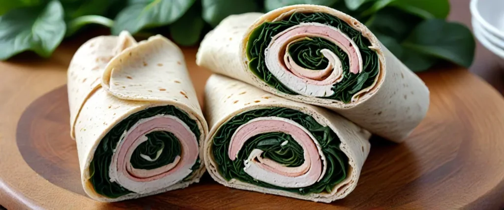 Turkey and Spinach Wraps