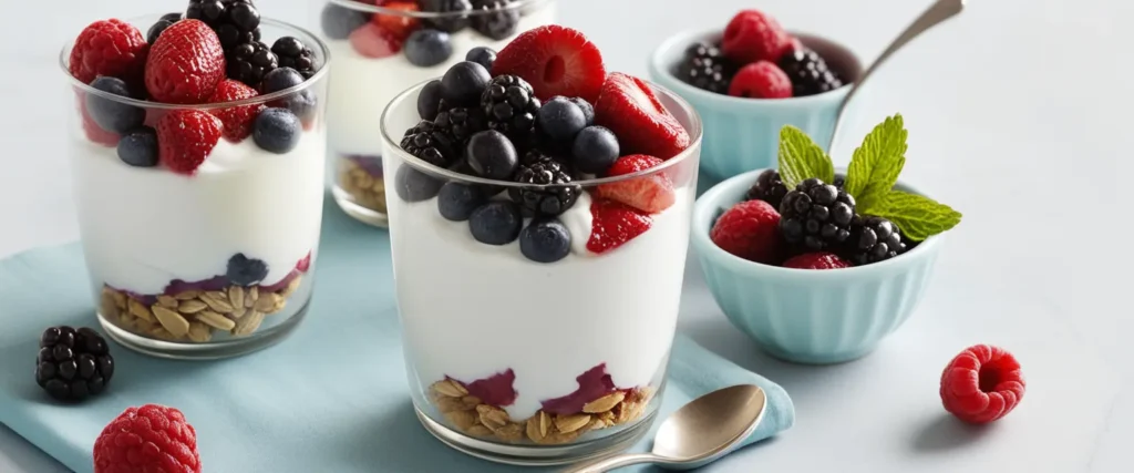 Greek Yogurt and Berry Parfait