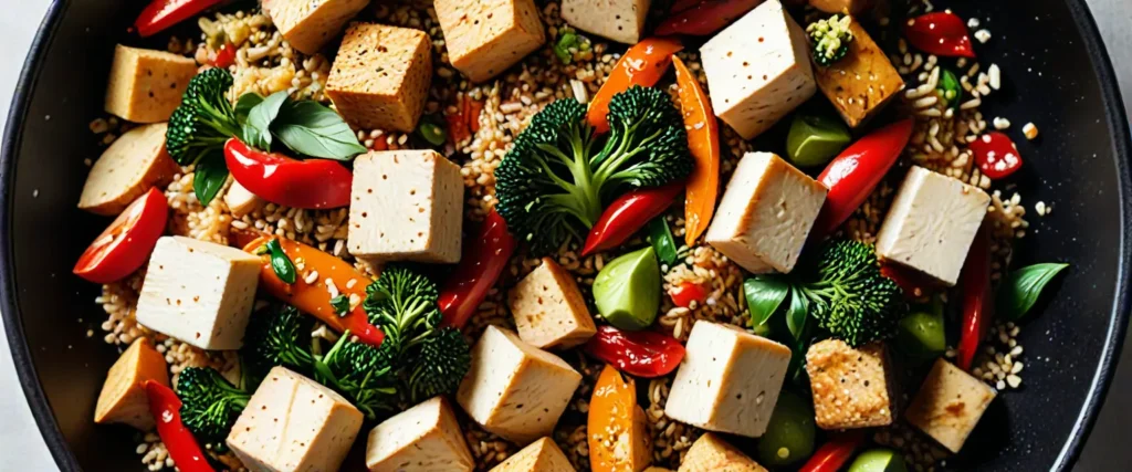 Tofu and Quinoa Stir-Fry for Meal Prep Ideas High Protein 