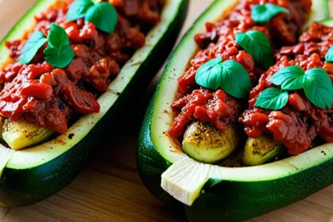 Baked Zucchini Boats