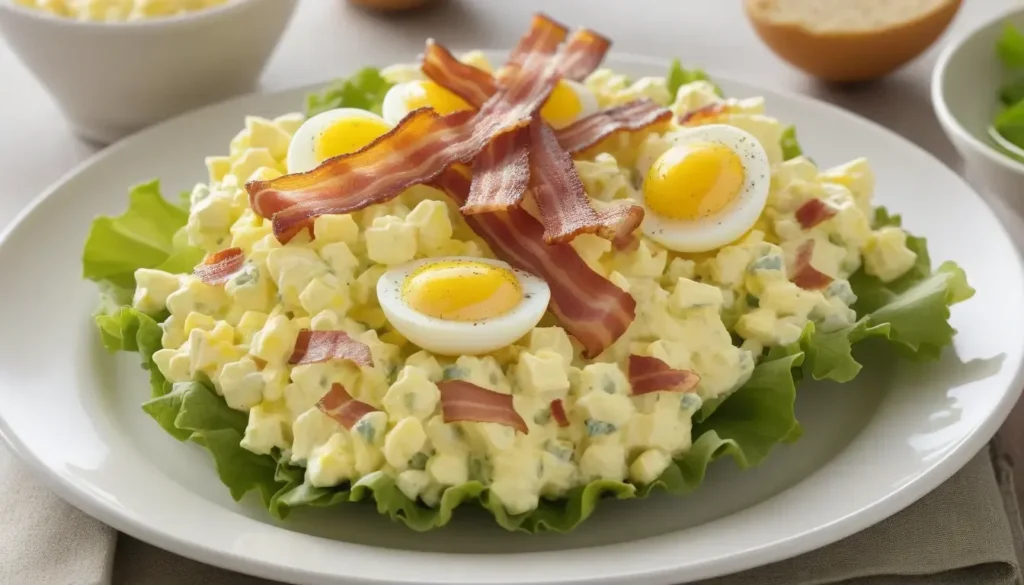 Egg Salad with Bacon