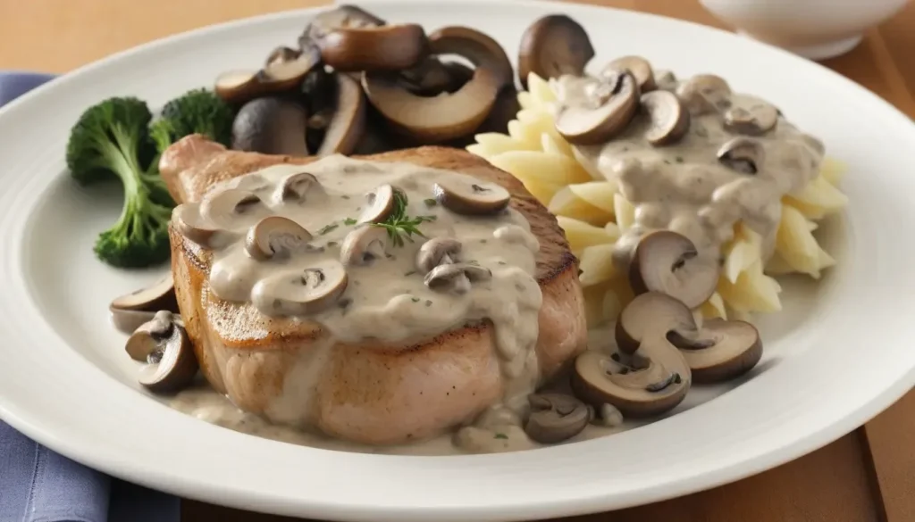 Pork Chops with Creamy Mushroom Sauce